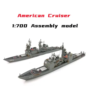 1/700 האמריקאי ספינת טילים מודל ערכות משחתת הרכבה ספינת מלחמה דגם צעצוע