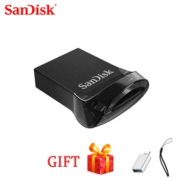 100% SanDisk CZ430 כונן הבזק מסוג USB mini USB עט כונן 64gb 16GB USB 3.1 עד 130MB/S pendrive USB 3.0 USB 32gb 128GB 256G