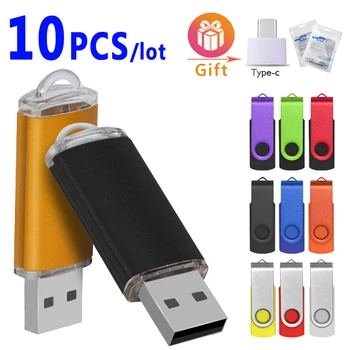 10pcs/lot צבעוני חדש כונני הבזק מסוג USB 64gb 32gb pendrive 2.0 4gb 8gb כונן עט למחשב צילום חינם מותאם אישית לוגו מקל usb