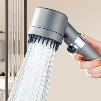 3 מצבי ראש מקלחת לחץ גבוה ראש מקלחת נייד מסנן משקעים ברז ברז אמבטיה אמבטיה הביתה חדשני אביזרים