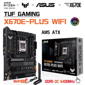 ASUS שקע AM5 X670 TUF המשחקים X670E בנוסף WIFI DDR5 Gaming Mainboard 6400+OC שולחן העבודה ATX עם WI-FI 6E PCIe 5.0 AMD Ryzen 7000