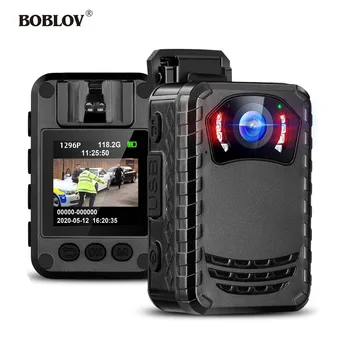 BOBLOV N9 גוף מיני מצלמה HD מלאה 1296P גוף מצלמה מחוברת קטן נייד ראיית לילה משטרה גוף מצלמת 128GB/258GB המצלמה?