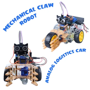 DIY RC חכם רובוט המכונית תכנות רובוט זרוע ערכת מכני הצבת מניפולטור ערכת רובוטיקה לילדים בבית הספר
