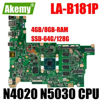 E210MA הלוח האם ASUS Vivobook 12 E210MA E210MAB E210M E210 מחשב נייד לוח אם N4020 N5030 4GB/8GB-ראם SSD-64G/128G