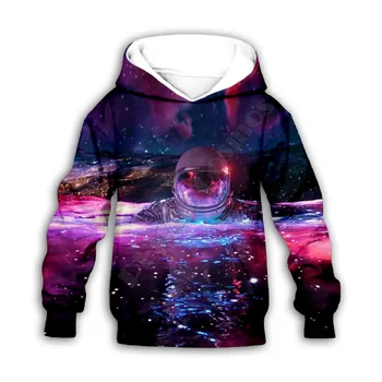Galaxy אסטרונאוט מודפס 3d ' ונים המשפחה החליפה חולצת טי רוכסן סוודר ילדים חליפת הטרנינג אימונית/מכנסיים קצרים 05