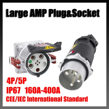 IP67 כוח עמיד למים פיצוץ הוכחה שקע 250A-P4 P 5 380V 690V סי IEC תקן בינלאומי AMP Plug משרת נמל