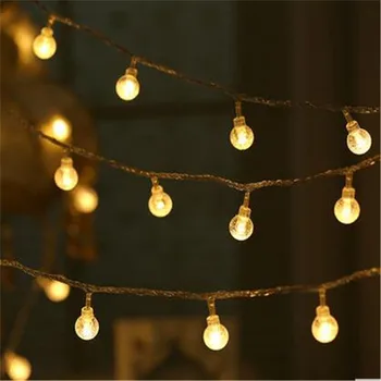 Led מחרוזת אורות פיות Gypsophila בועה הכדור מנורת החג תאורה גרלנד האיחוד האירופי/ארה 