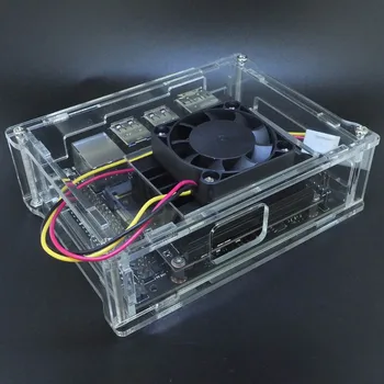 NVIDIA טסון ננו ערכת מפתחים אקריליק תיק קופסה עם מאוורר קירור