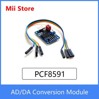 PCF8591 מודול AD/DA המרה מודול אנלוגי-דיגיטלי/דיגיטלי לאנלוגי המרה +כבל תמיכה Pi פטל 3/4