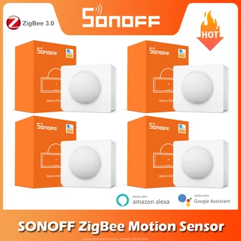 SONOFF SNZB-03 ZigBee חיישן תנועה שימושי מכשיר חכם לזהות תנועה התזכורת לעבוד עם ZBBridge eWelink אלקסה הבית של Google