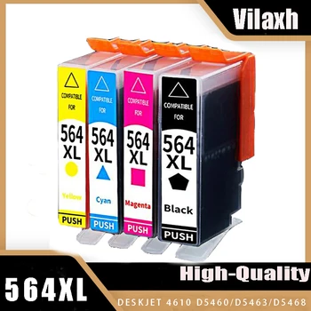 Vilaxh 564XL תואם מחסניות דיו עבור HP564XL Hp564 564 עבור HP Deskjet 4610 D5460/D5463/D5468/D7560 מדפסת הזרקת דיו