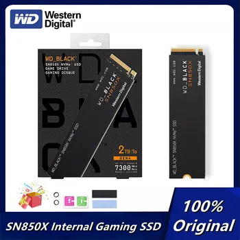 WD שחור SN850X 1TB 2TB 4TB פנימי המשחקים SSD Gen4 PCIe M. 2 2280 את כונן הזיכרון המוצק, עד 7300 MB/s עבור פלייסטיישן 5 יח'