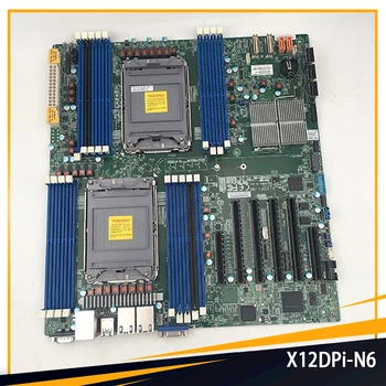 X12DPi-N6 E-ATX כפולה-דרך שרת האם LGA-4189 256GB C621A 14XSATA 3 DDR4-3200MHz על Supermicro באיכות גבוהה ספינה מהירה