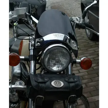 אופנוע השמשה הקדמית השמשה על 1996-2010 הארלי Sportster 1200 XL מותאם אישית XL1200C 883 נמוך XL883L XL883C Softail FXSTC שחור