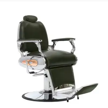 בציר גברים שמנוני שיער תספורת הכיסא הספרית הכיסא ניתן לשים למטה לגילוח סלון תספורת מיוחדת. סלון furnitu