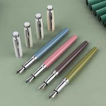 גיבור 9386 מתכת עט נובע סגנון פופולרי Morandi צבע EF החוד 0.38 מ 