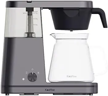 הבורא, כפתור אחד לחלוט, Essense-T 8 כוסות 1.3 L מכונת קפה, 1500 וואט, אופציונלי מראש אינפוזיה בלום מצב, לטפטף מכונת קפה שנינות