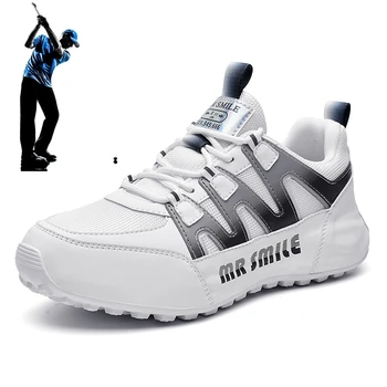 חדש גולף נעלי גברים ונשים Stabless גולף נעלי חוצות נעלי הליכה נוחות שחקן גולף נעלי הליכה גברים