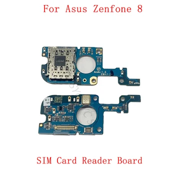 כרטיס Sim Reader מחזיק סיכות מגש חריץ עבור Asus Zenfone 8 ZS590KS כרטיס Sim Reader לוח להגמיש כבלים תיקון חלקים