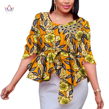 ליפול מקסימום נשים 2023 חצי שרוול אפריקה הדפסה תלבושות 6xl אפריקה בגדים אפליקציה מסורתי אנקרה חולצה בתוספת גודל WY929