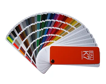 מקורי גרמניה RAL K7 תקן בינלאומי כרטיס צבע ראול - צבע ציפוי צבע הכרטיס לצבע 213 צבעים עם קופסא מתנה