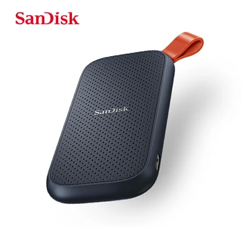 מקורי של SanDisk E30 חיצוני SSD כונן קשיח נייד 2TB 1TB 480GB USB3.2 שחור סוג C כונן קשיח נייד במהירות גבוהה 520M/S