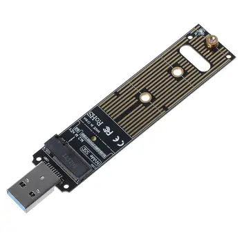 נייד ביצועים גבוהים NVME למתאם USB M. 2 SSD לסוג כרטיס USB 3.1 Gen 2 גשר צ 'יפ כדי M2 SSD מפתח מ' עבור Windows XP/7/