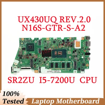 עבור Asus UX430UQ ראב.2.0 עם SR2ZU I5-7200U CPU Mainboard N16S-GTR-S-A2 8GB מחשב נייד לוח אם 100% מלא נבדק עובד טוב