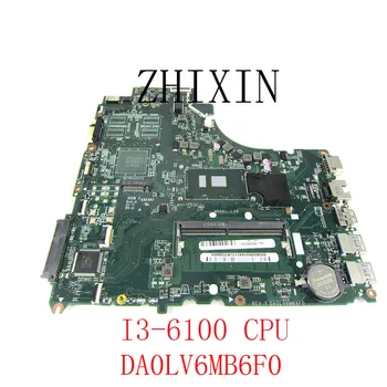 עבור Lenovo V310-15ISK/IKB V510-15IKB/ISK E52-80 לוח אם מחשב נייד I3-6006U CPU DA0LV6MB6F0 RAM 4GB לוח אם מלאה בדיקה