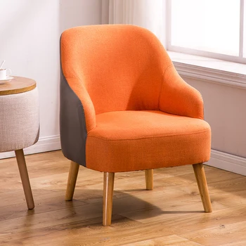 עצלן ספה כסא חדר שינה מודרני איטלקי הכיסא מקורה משענת יד משרד עיצוב Poltronas פארא סאלה Ncamerica. Kgm נורדי רהיטים