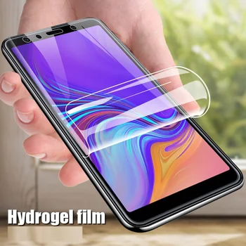 רך בשילוב סיליקון מגן מסך TPU ברור Hydrogel סרט על Samsung Galaxy A10 A30 40א A50 A70 S 2019 J3 J5 J-7 Pro