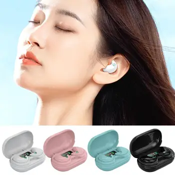 שחור טכנולוגיה M16 לישון דק במיוחד אלחוטית Bluetooth מיני בלתי נראה אוזניות אוזניות אוזן M0X5