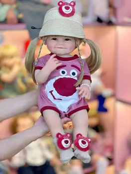 55cm מלא דבק immersible סימולציה בובה חמודה גומה ילדה צעצוע יצירתי המתנה בתחנה