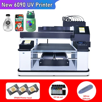 A1 UV מדפסת מקרה טלפון UV מכונת ההדפסה עבור Epson XP600 ראש מדפסת עם יניקה משטח זכוכית, מתכת, אקריליק uv הדפסה